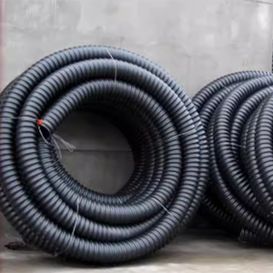 24 inç HDPE korozyon direnci yeraltı plastik tüpler 2.5 inç HDPE sulama oluklu boru bağlantı parçaları tipi su - Product Image 4