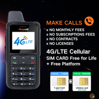 Walkie Talkie Maycall 4G de Largo Alcance con Bocina Potente, Intercomunicador Inalámbrico de Llamada Única, Versión Europea, Alcance de 5000 km