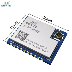 Module sans fil Ebyte E103-W12X 20dBm avec processeur ARM Cortex-M4 SoC, consommation ultra-faible, port série 2,4 GHz vers WiFi - Product Image 2