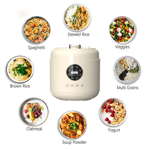 HY Elektrischer Antihaft-Schnellkochtopf Vielseitiger Slow Cooker mit 9 Menüs, Digitalem 24-Stunden-Timer, Automatischer Warmhaltefunktion - Product Image 2