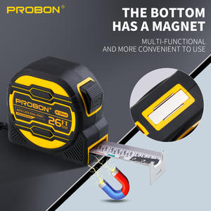 Nouveau ruban à mesurer en acier de haute qualité transfrontalier de 8 m (26 pieds) imprimé recto verso, <span class=keywords><strong>règle</strong></span> de boîte, ruban à mesurer en pouces impériaux - Product Image 2