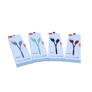 Biểu tượng tùy chỉnh giấy trắng bao bì các tông hộp cho Cáp <span class=keywords><strong>USB</strong></span> in điện tử hộp bán buôn - Product Image 6