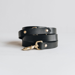 Correa ajustable de cuero para perros, correa de cuerda para perros con manos libres, accesorio de boda personalizado para mascotas - Product Image 3