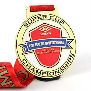 Medaglia Personalizzata in Lega di Zinco 3D per <span class=keywords><strong>Campioni</strong></span> di Lega di Calcio, Premio Sportivo di Alta Gamma con Logo Personalizzato - Product Image 1