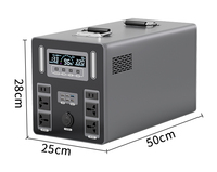 Station d'alimentation portable personnalisable 1000W 1500W 3000W 5000W, batterie de secours, générateur solaire domestique 220V 10000W