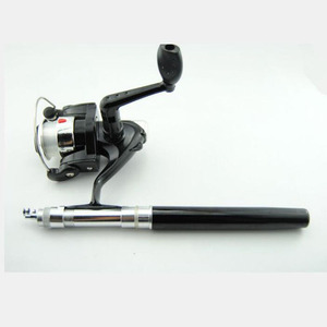 1M Portable Mini <strong>Pen</strong> Pocket Gift <strong>Fishing</strong> <strong>Rod</strong> Spinning Wheel <strong>Pen</strong> <strong>Rod</strong> Set With Free <strong>Fishing</strong> Line - Product Image 2