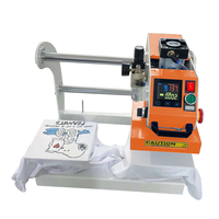Mini machine d'impression de transfert de chaleur de taille de station personnalisable de double pour le tissu
