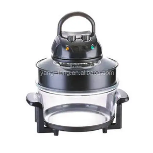 12L /17L electric round ovens glass with extender ring
