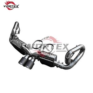 Système d'échappement Catback à soupapes Vortex Custom 304SS pour Porsche 911 Carrera 991 GT3 4.0 - Product Image 3