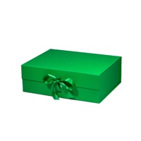 Boîte aux lettres d'emballage en papier cadeau d'abonnement en carton pliant de couleur personnalisée avec filiforme
