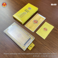Protection d'écran en verre trempé à fixation automatique pour iPhone 17 Pro/17 Pro Max, boîte magique, film en verre trempé 3D à chaud