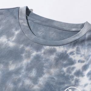 Camiseta Gráfica Tie Dye para Hombre al por Mayor, 100% Algodón, Colores Personalizados, Transpirable, Impresión DTG, Unisex, Manga Corta - Product Image 3