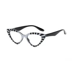 Reading Glasses Clear For Unisex Cheap Classic OEM Hot Cat Eye Frame Customized Logo Style Time Colorful Eyewear