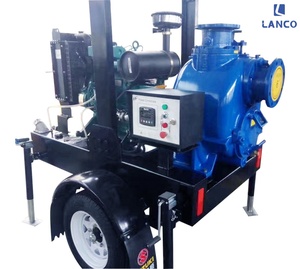 Hai bánh xách tay Trailer loại động cơ diesel máy bơm - Product Image 4