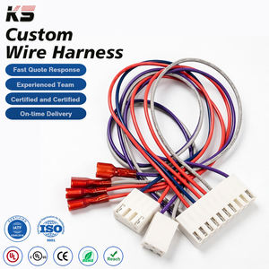 PH 3.96mm Pitch Aluminum Alloy PVC Insulation Adapter Connector <b>Plug</b> 20AWG Wire Harness 350mm Length 240V Electronic Use - Product Image 1