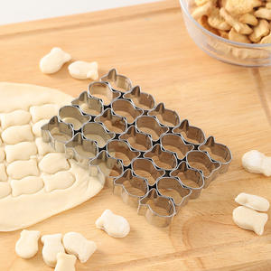 Lot de 25 emporte-pièces en acier inoxydable en forme de poisson rouge, moule de cuisson pour biscuits et gâteaux, outil de cuisine domestique - Product Image 5