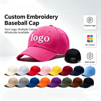 Gorra de Béisbol Personalizada con Bordado, 100% Algodón, Unisex, Visera Curva, Estilo Dad Hat, Color Sólido, Gorra Deportiva Unisex, Venta al Por Mayor, Pedidos al Por Mayor