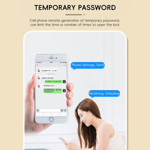 <span class=keywords><strong>Veerman</strong></span>-Cerradura de puerta digital con huella digital, cerradura inteligente a prueba de agua Tuya Ttlock - Product Image 5