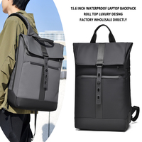 Sac à dos unisexe grande capacité avec fermeture éclair, imperméable et respirant, en tissu Oxford, pour ordinateur portable, avec doublure en polyester durable, idéal pour les affaires et les activités de plein air