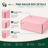 Boîte d'expédition en carton ondulé écologique et recyclable de qualité supérieure avec un design pliable moderne pour l'emballage de cadeaux et d'artisanat