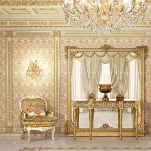 Console stile <span class=keywords><strong>barocco</strong></span> vittoriano <span class=keywords><strong>tavolo</strong></span> <span class=keywords><strong>oro</strong></span> e nero arredamento per la casa <span class=keywords><strong>tavolo</strong></span> ingresso di lusso con specchio soggiorno - Product Image 4