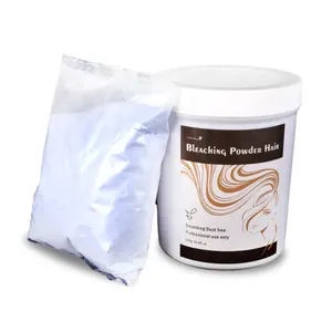 Poudre de blanchiment de cheveux blonds de salon de couleur bleue blanche professionnelle 500g pour des couleurs de mode