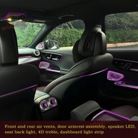 Luz Ambiental LED para Mercedes-Benz Clase C W206 GLC X254, Iluminación Interior Automotriz, Placa de Cubierta Luminosa