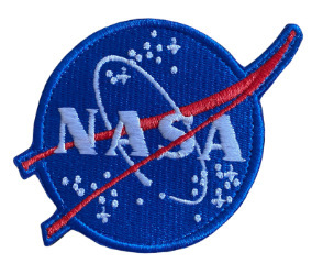<strong>NASA</strong> logo Embroidery Patches for <strong>Clothes</strong> Hook and Loop Fastener Backing - Product Image 2