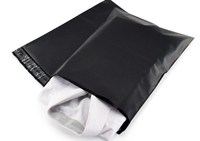 Enveloppes d'expédition en plastique noir et or pour vêtements et fourrures, sacs de livraison pour coursier, sacs d'expédition pour boutique en ligne