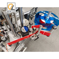 Machine d'étiquetage automatique de bouteilles carrées à commande servo MTW pour contenants plats et rectangulaires