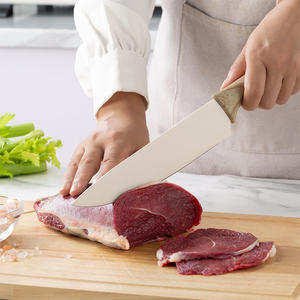 Couteau <span class=keywords><strong>de</strong></span> <span class=keywords><strong>chef</strong></span> robuste Maisons - Manche en bois, lame en acier inoxydable, écologique et durable - Product Image 2