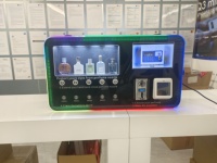 Máquina Dispensadora de Perfumes a Granel, Kiosco Comercial de Fragancias, Autoservicio con Lector de Monedas y Tarjetas, Equipo Minorista Multimarca