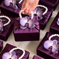Nouvelle boîte à bonbons de mariage, boîte à dragées de mariage, boîte à bonbons de fiançailles simple et élégante pour événements spéciaux