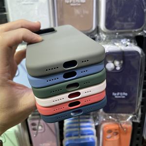 Coque de téléphone portable magnétique en silicone d'origine pour iPhone 15 Pro Max 15plus étuis magnétiques liquides pour Apple avec animation - Product Image 5