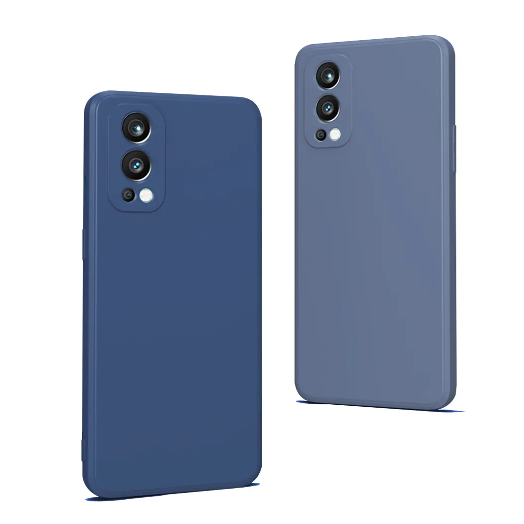 Per OnePlus Nord 2 custodia Cover per telefono paraurti in Silicone TPU quadrato multicolore sottile per OnePlus Nord 2 5G