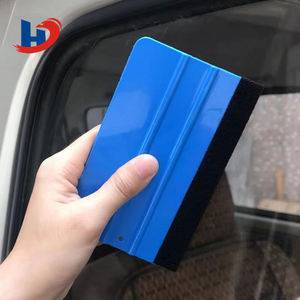 HENGJIU Espátula de Plástico Premium Duradera para Película de Protección de Pintura (PPF) con Borde de Fieltro Invisible para Instalación de Car Wrapping, Antiarañazos - Product Image 1