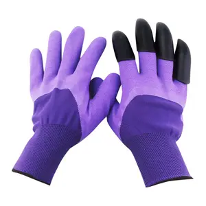Both Hands Gardening Work Gloves with Claw Anti-Cut Anti-Impact Anti-Heat for Women and Men