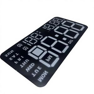 แผงด้านหน้านาฬิกาอิเล็กทรอนิกส์แบบขอบบางพิเศษ แผ่นนำแสงอะคริลิกโปร่งแสงสูง การตัดแบบดีไซน์แบนบางเฉียบ - Product Image 1