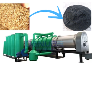 Four de carbonisation rotatif continu pour la production de biochar et de charbon actif en poudre - Product Image 1