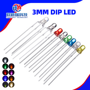 Lentille de dôme 3MM/5MM DIP Lampes <span class=keywords><strong>LED</strong></span> à trou diffus Lumière <span class=keywords><strong>LED</strong></span> ronde - Product Image 2