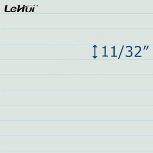 Pacchetto personalizzato in stile 2025 50 fogli di blocco legale assortito riciclato 8.5x11.75 lettera formato carta con Logo stampato per i regali - Product Image 6