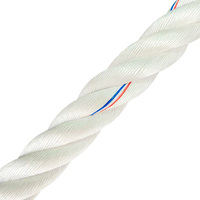 Corde en polypropylène PP à 3 brins haute résistance 8mm-32mm Corde de fixation pour la construction