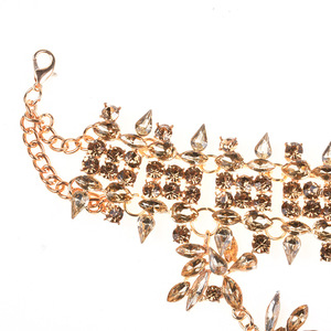 2023 Hot Sell Women's Big Statement Full <strong>Crystal</strong> <strong>Choker</strong> Chunky <strong>Necklace</strong> for Party - Product Image 6
