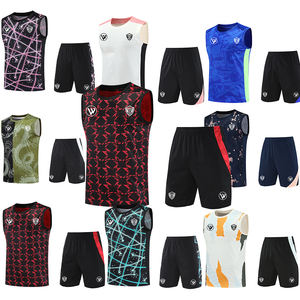 サッカーサッカーベスト夏用メッシュトレーニング用ビブスポーツ通気性バスケットボール - Product Image 1