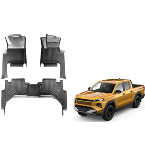 Custom Fit TPE <b>Car</b> Floor <b>Mats</b> for <b>Toyota</b> Hilux 2026 | All Weather Waterproof Floor Liners Full Set OEM Manufacture - Product Image 1