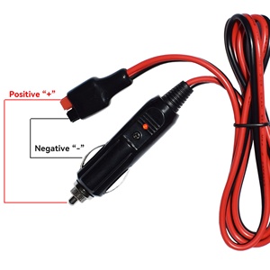 Kabel Ekstensi Daya Langsung dari Pabrik 1m dengan Colokan Pemantik Rokok Mobil ke Colokan 30A untuk Stasiun Daya Portabel Panel Surya PV - Product Image 4