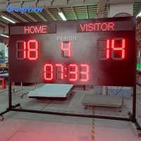 Affichage du temps et du score de football et de basketball, panneaux électroniques de jeu sportif, fabricant d'affichages de scores LED personnalisés