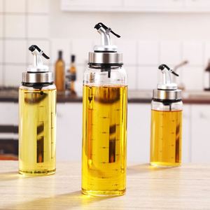 Ensemble de bouteilles en verre étanches pour huile de sésame, sauce soja et vinaigre, pour la maison - Product Image 4