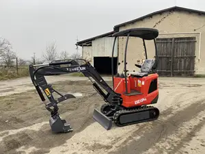 EVERUN ERE10Pro construcción agrícola hogar remolcable retroexcavadora maquinaria nueva Mini excavadora diesel