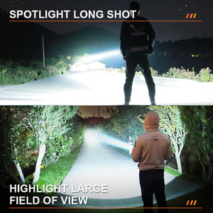 360 ánh sáng bán buôn chiến thuật Đèn pin lặn khẩn cấp Đèn pin lumen cao 18650 dẫn đèn pin - Product Image 4